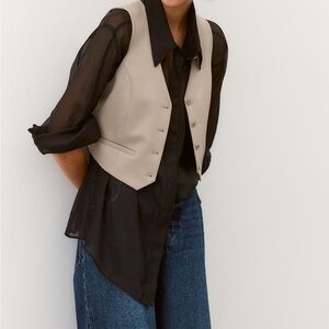 H&M Beige Vest